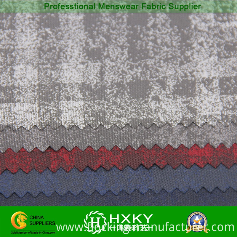 Yarn Dyed Poly Fabric with Gradient Color Plaids for Jacket